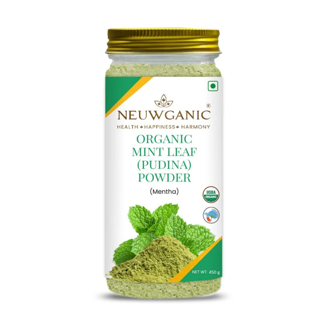 Neuwganic Organic Mint Leaf Powder (Pudina Powder)