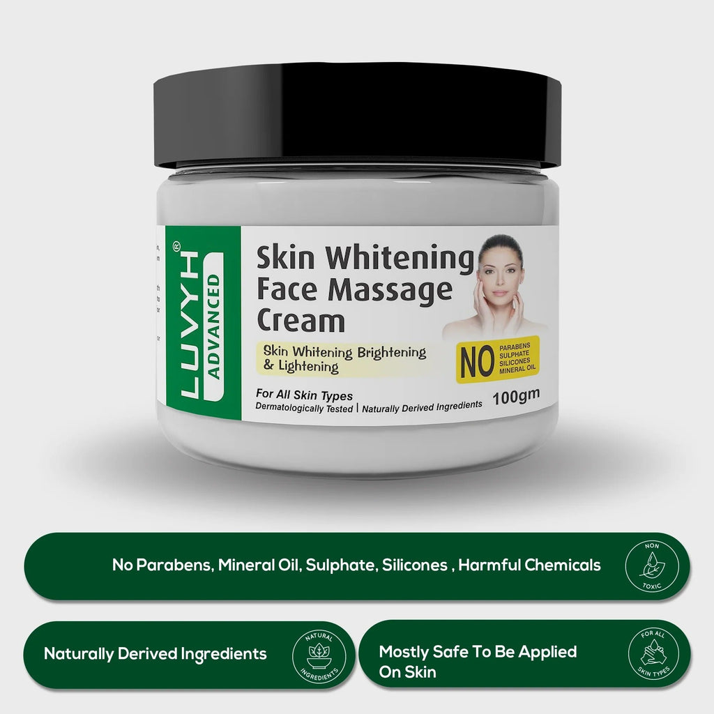 LuvYH Skin Whitening Face Massage Cream - 100g