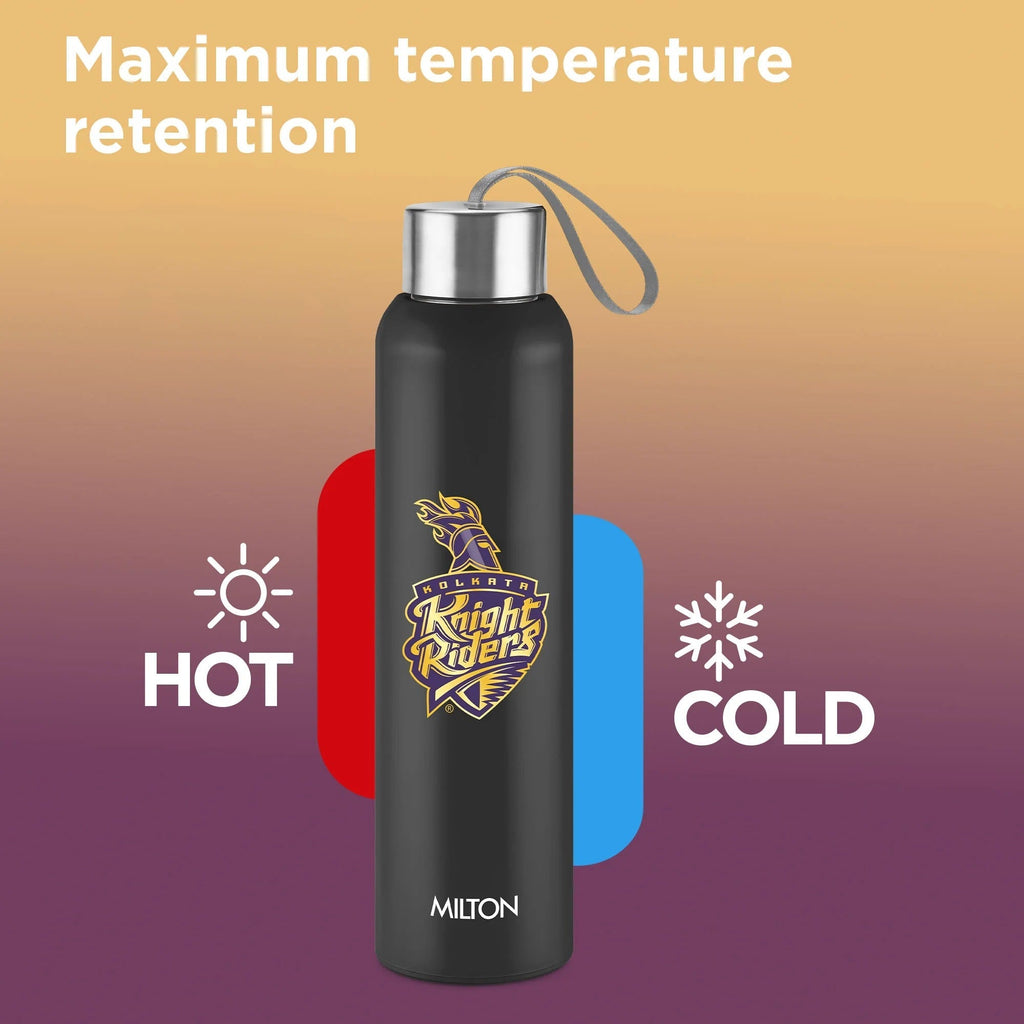 Milton Sports Steel Halo KKR UV Printing Water Bottle