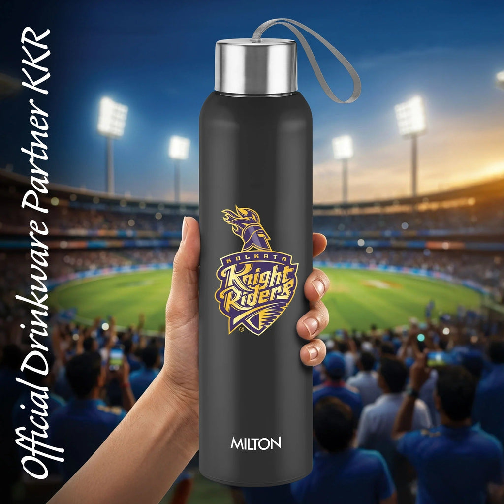 Milton Sports Steel Halo KKR UV Printing Water Bottle