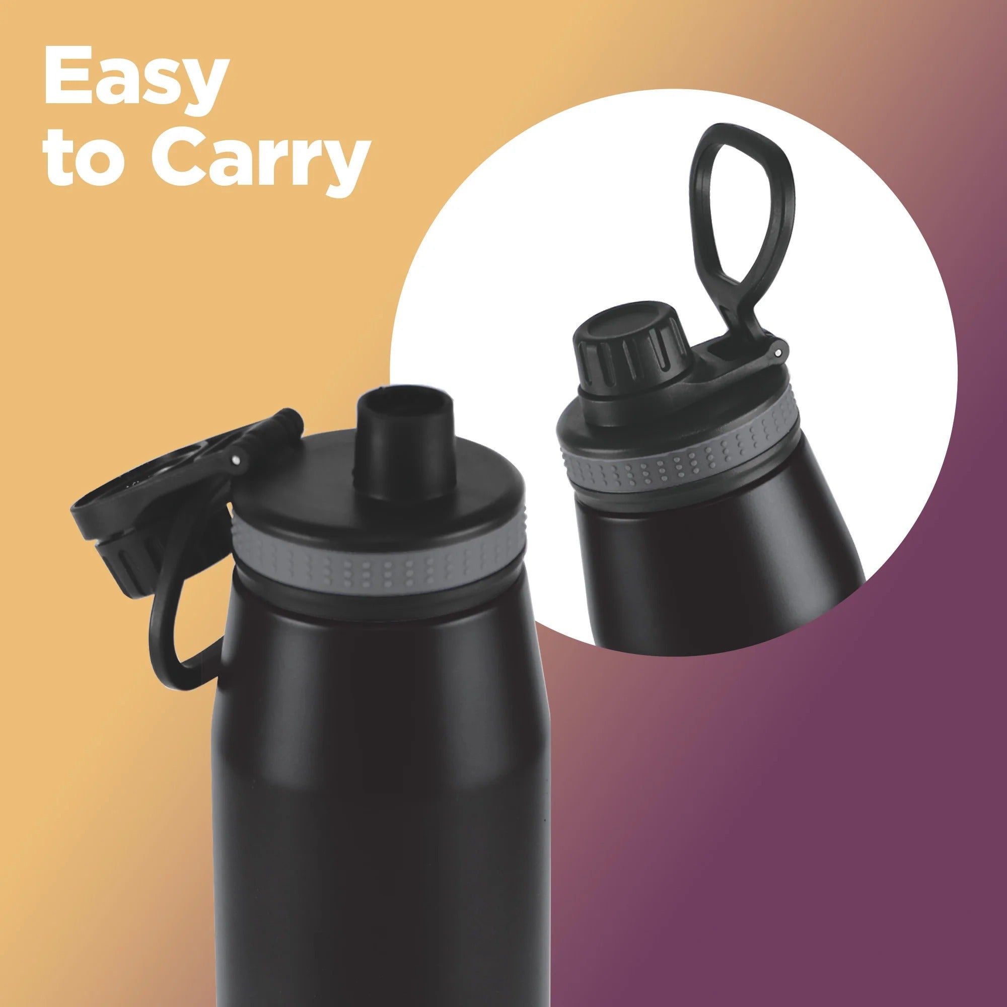 Milton Sports Sparkle KKR Thermosteel Bottle
