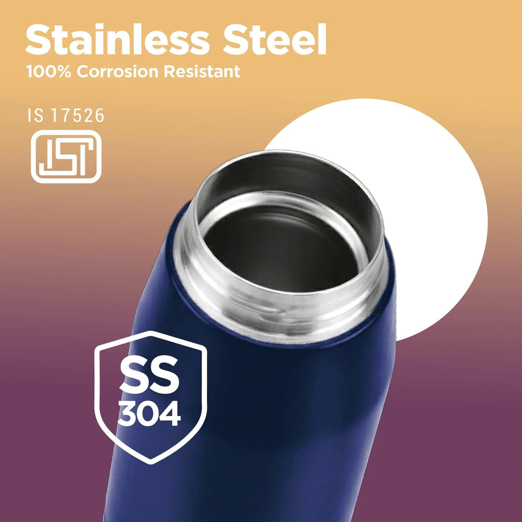 Milton Sports Sparkle KKR Thermosteel Bottle
