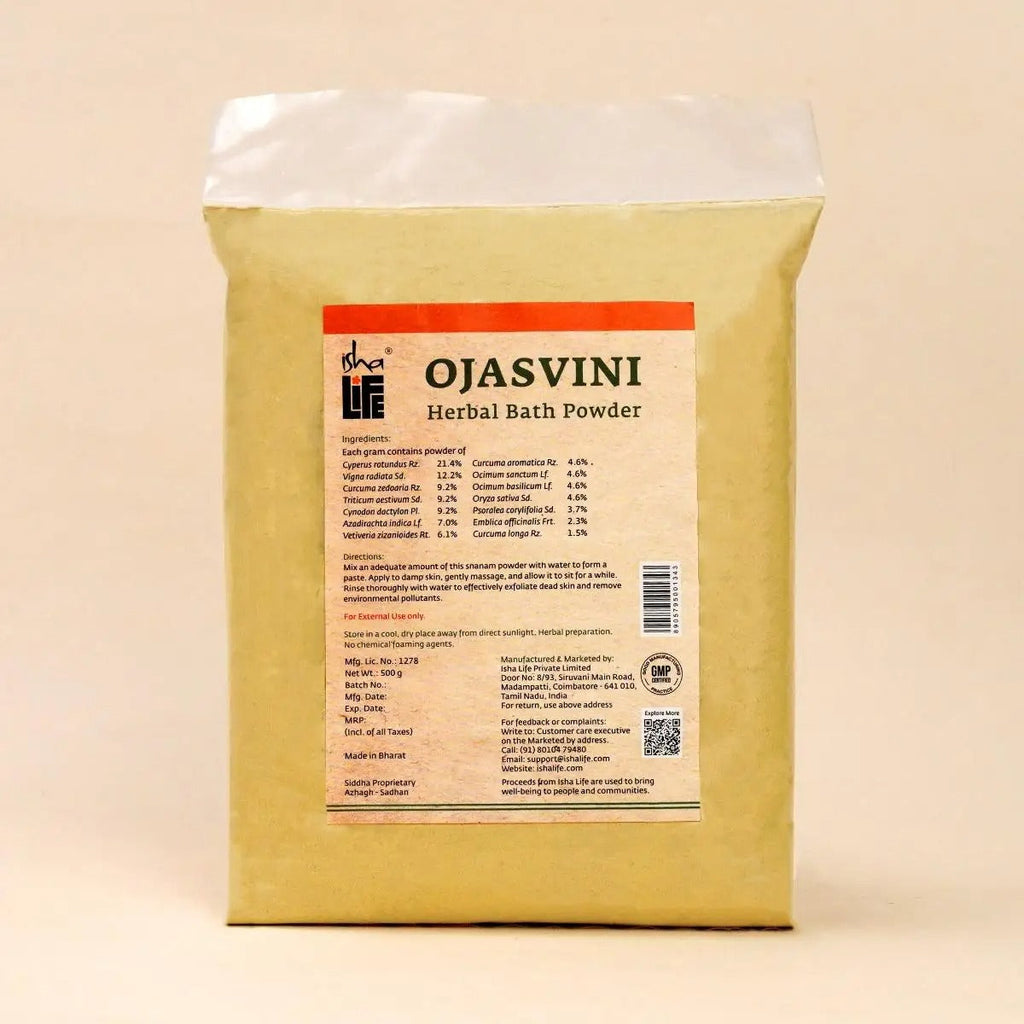 Isha Life Ojasvini Traditional Herbal Snanam Powder (Bath Powder)
