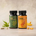 Isha Life Neem and Turmeric Capsules - 60 Caps Each