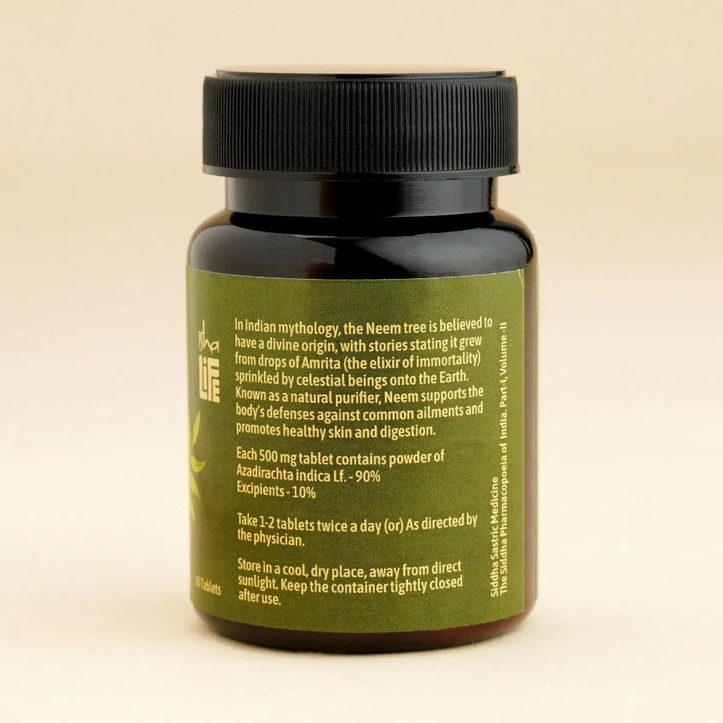 Isha Life Neem Tablets - 60 Tablets