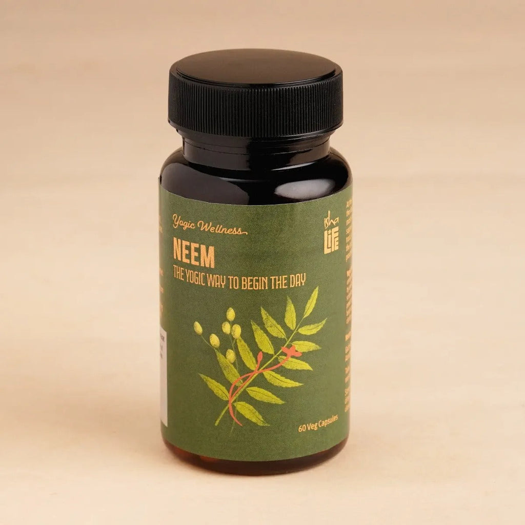Isha Life Neem Powder Veg Capsule - 60 Caps