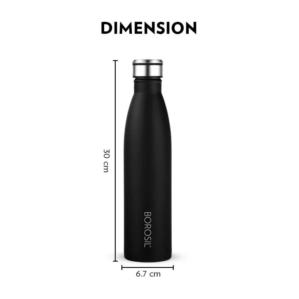 Borosil Fresh Single Wall Stainless Steel Bottle