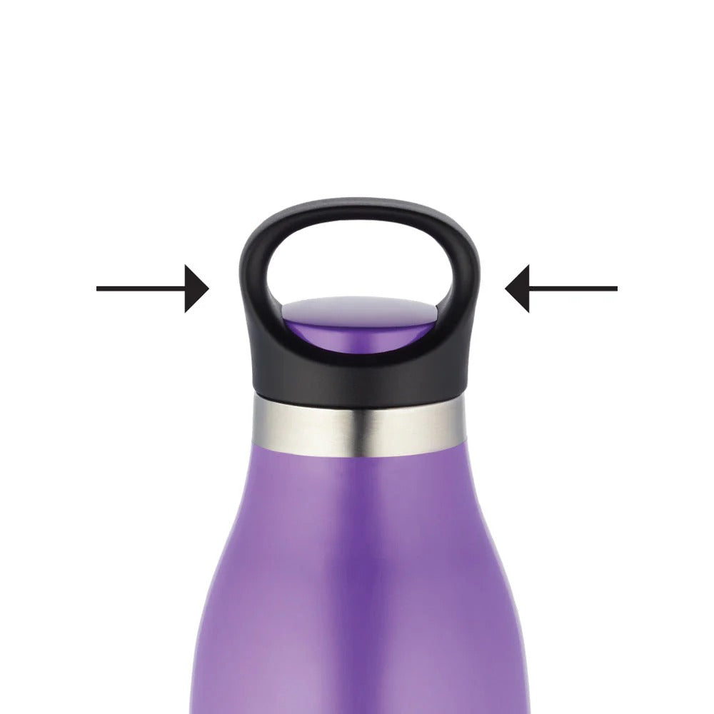 Borosil Hydra Steel Kids Water Bottle ColorCrush Violet