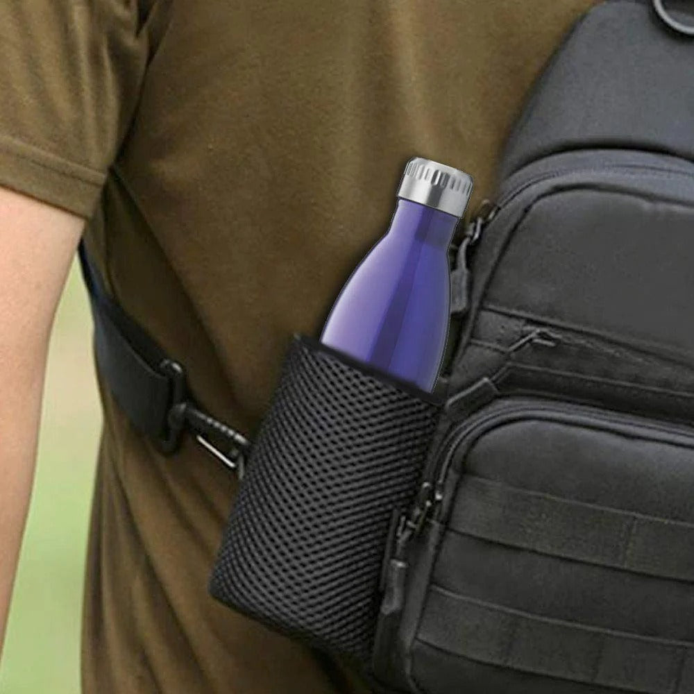 Borosil Bolt Insulated Bottle Trans Blue 500ml