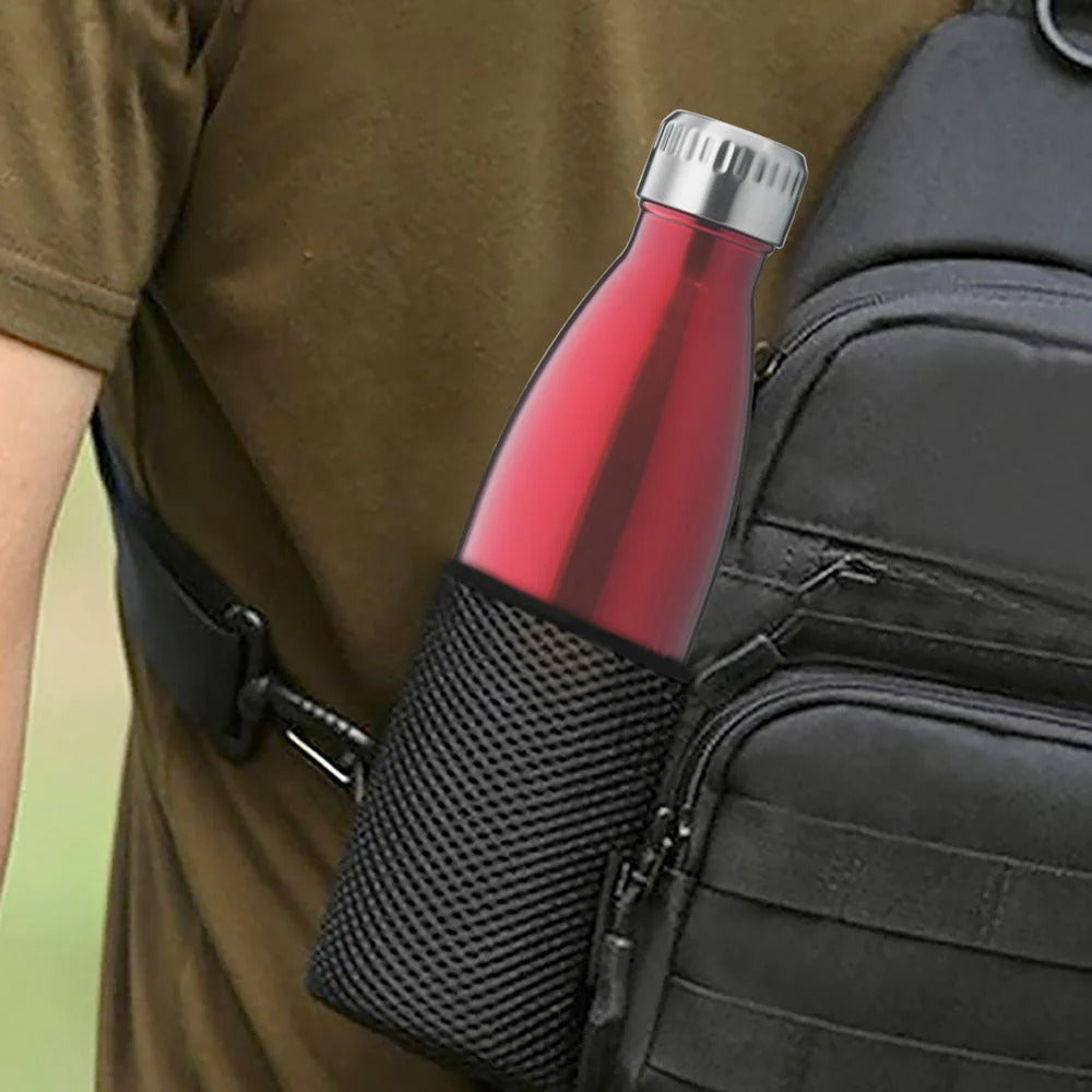 Borosil Hydra Thermoflask Water Bottle Trans Red 1L