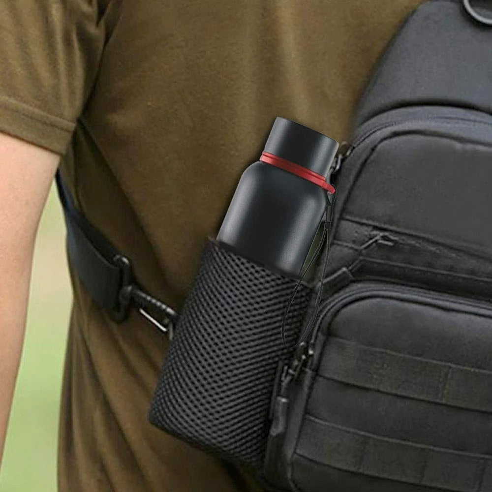 Borosil Hydra Thermoflask Water Bottle Trek Black 850ml