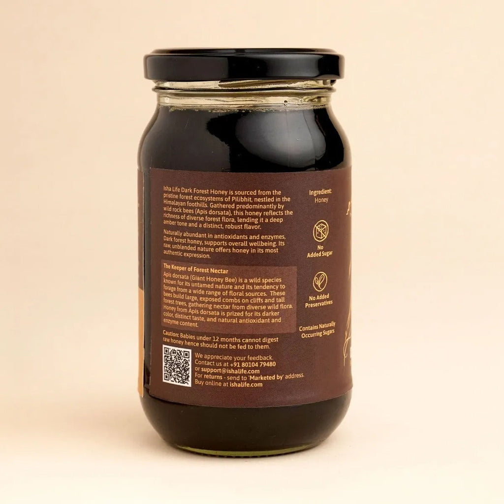 Isha Life Dark Forest Honey - 500 gms