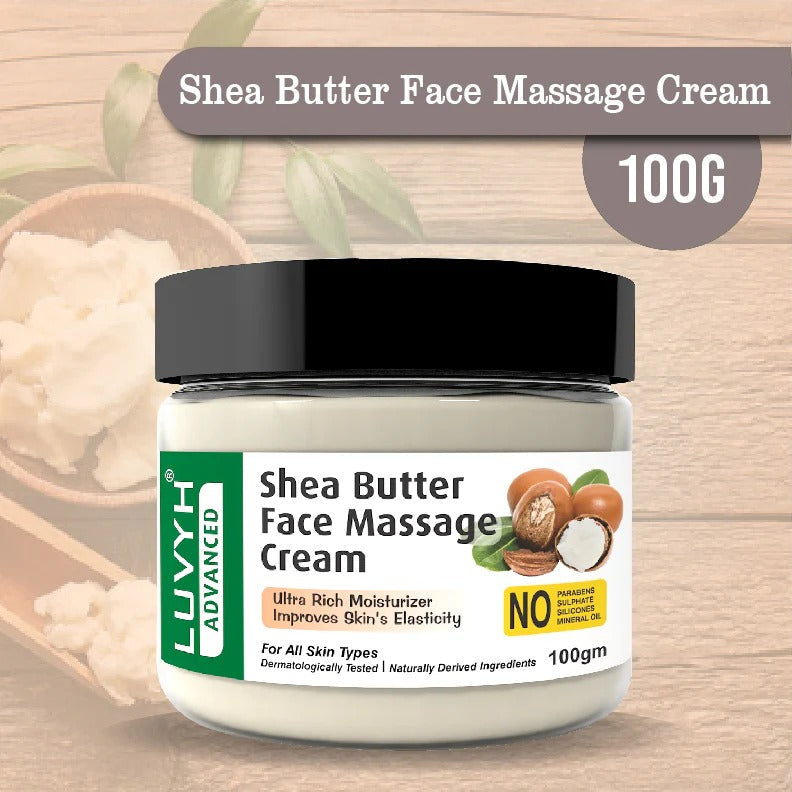 LuvYH Shea Butter Face Massage Cream - 100g