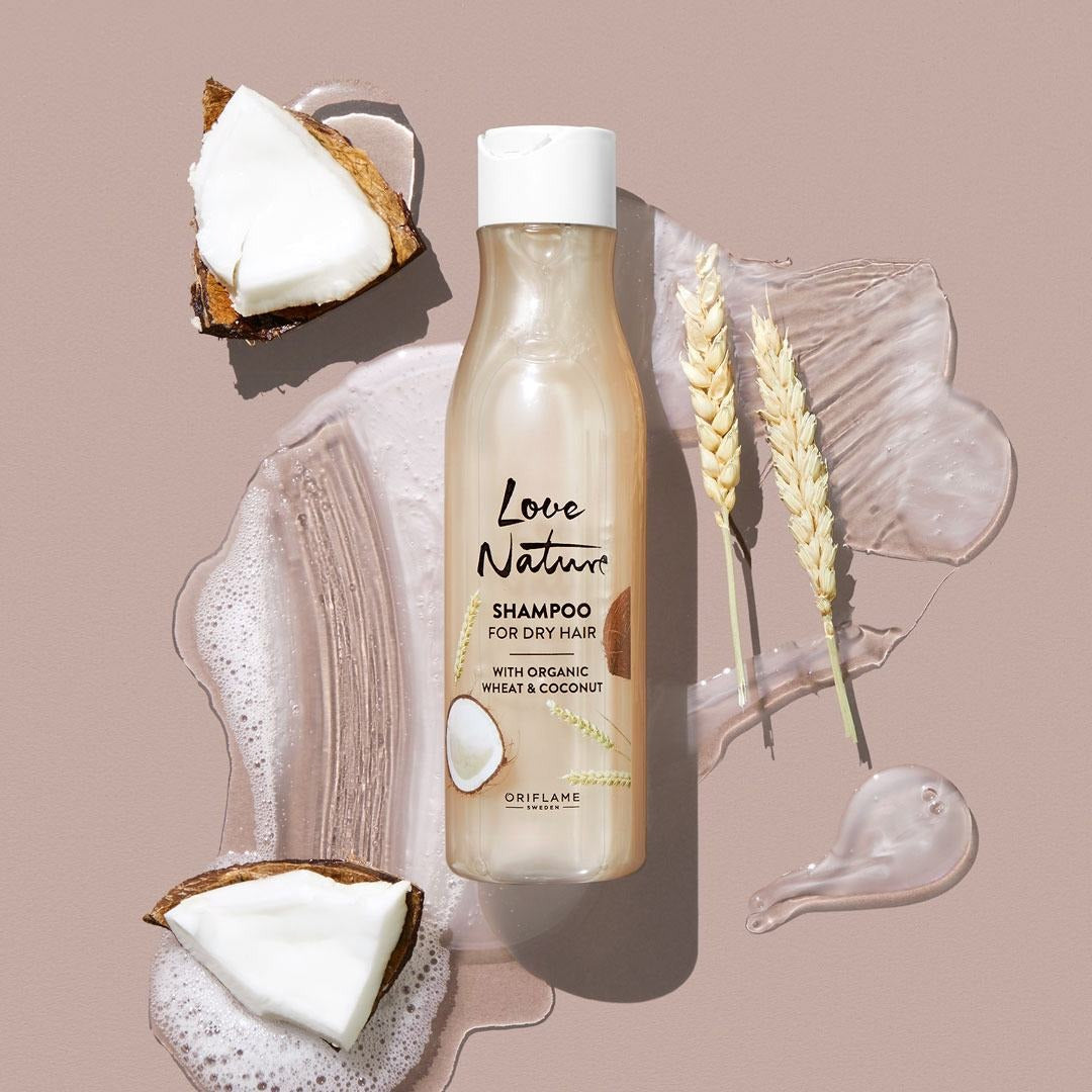 Oriflame Shampoo For Dry Hair with Organic Wheat & Coconut - 250 ml