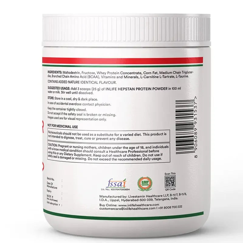 Inlife Hepstan Protein Powder Supplement â€“ 300 gms