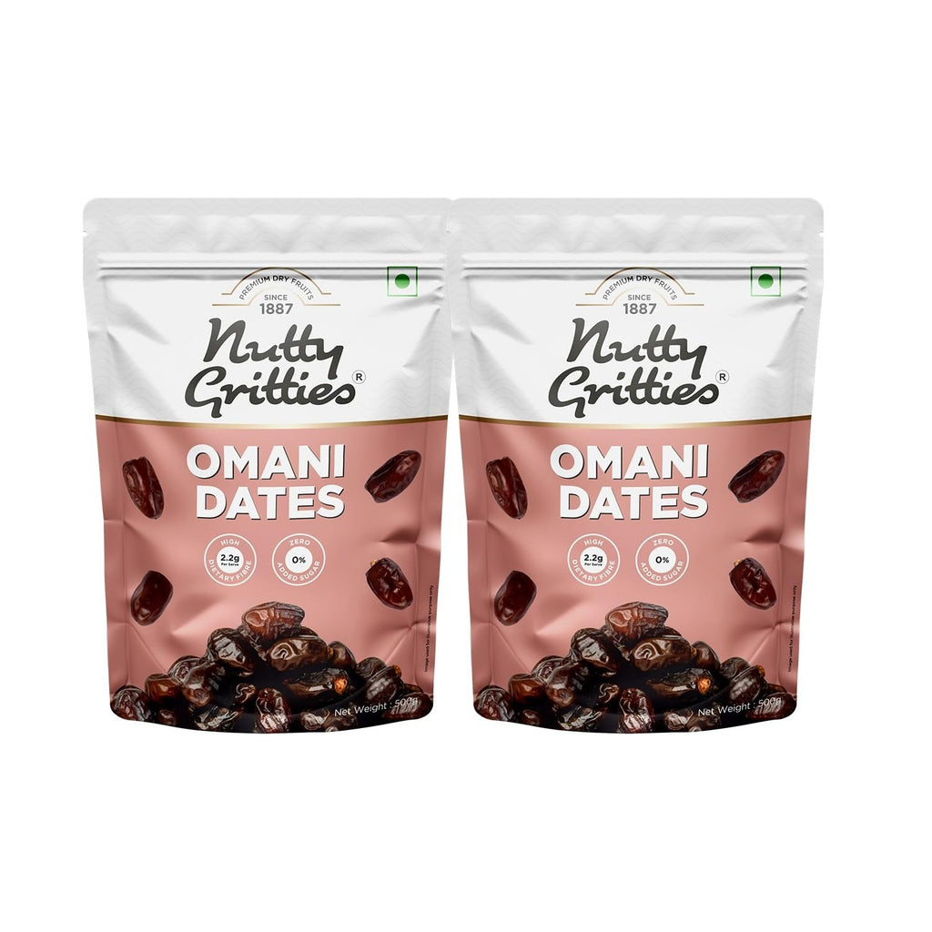 Nutty Gritties Premium Dates Omani - 500g