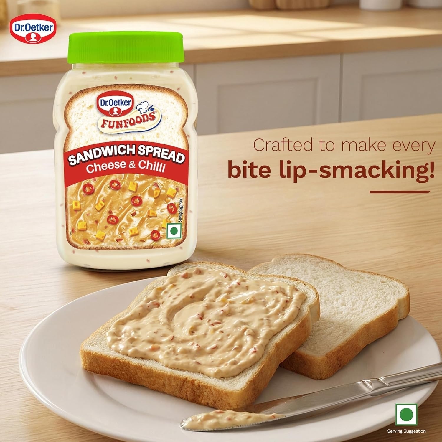 Dr. Oetker FunFoods Cheese & Chilli Sandwich Spread - 225g