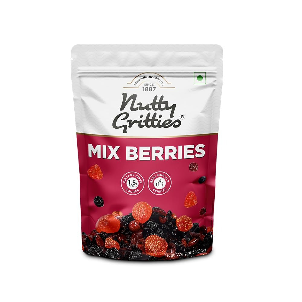 Nutty Gritties Premium Mix Berries  - 200g