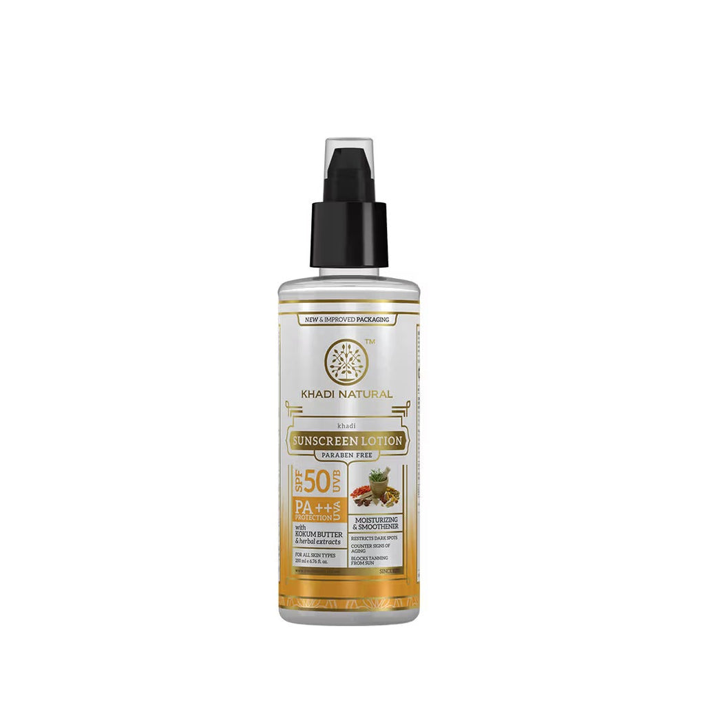 Khadi Natural SPF 50 Moisturing Sunscreen Lotion SPF 50 PA++ - 100 ml