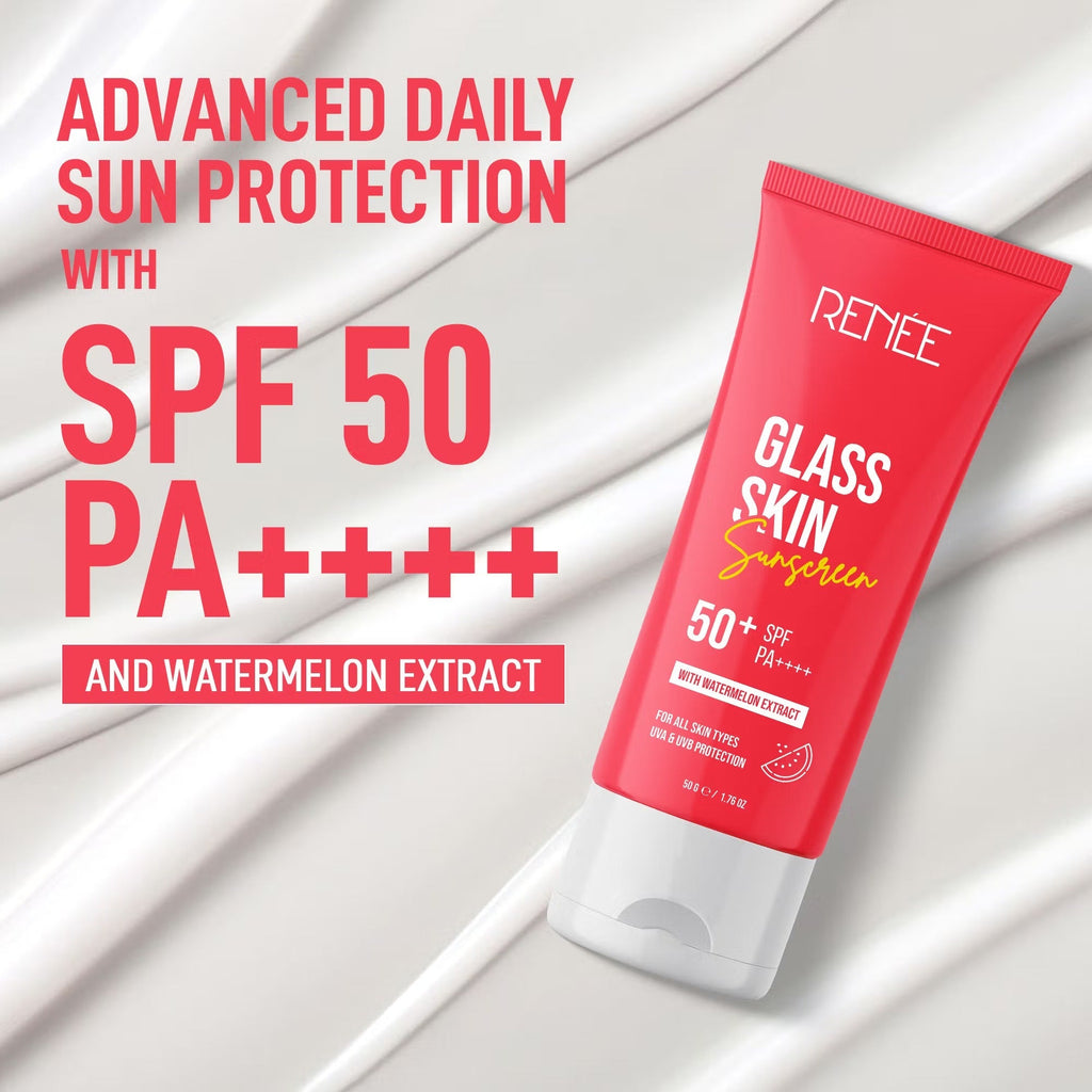 Renee Glass Skin Gel Sunscreen with SPF 50+ - 50 gms
