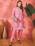 Sangria Chikankari Embroidered 100% Cotton Kurta & Dhoti Pants