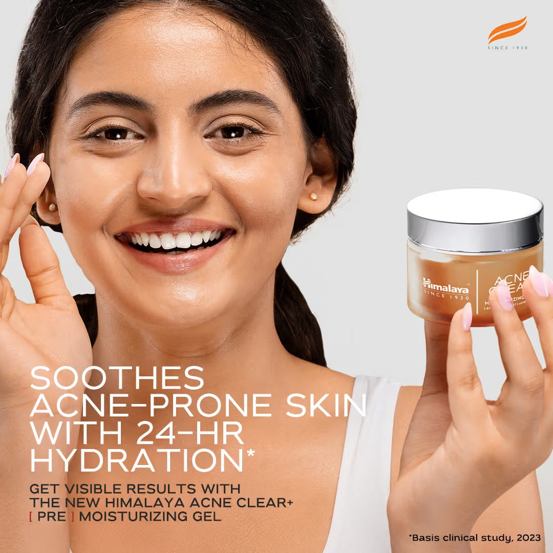 Himalaya Acne Clear+ Moisturizing Gel - 50 ml