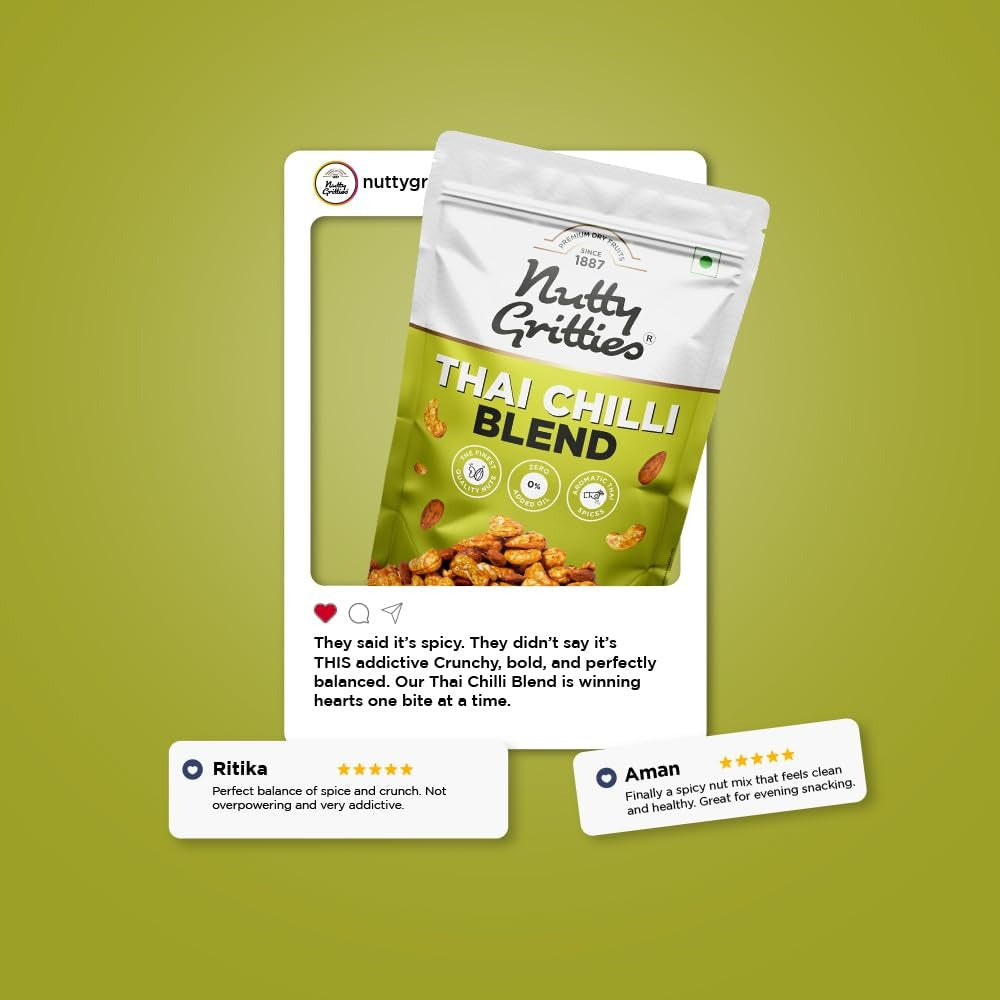 Nutty Gritties Thai Chilli Blend Trail Mix - 200g