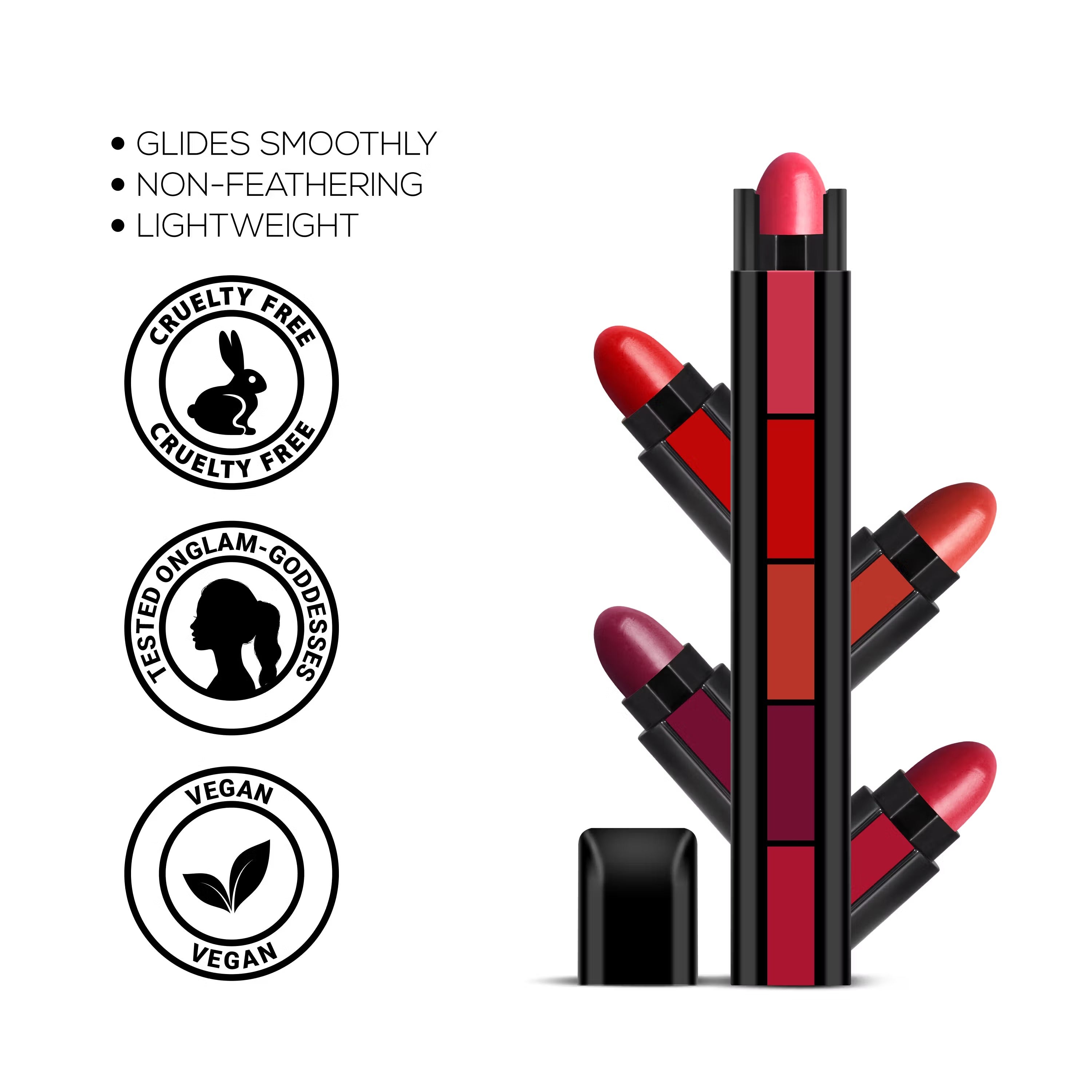 Renee Cosmetics FAB5 5 in 1 Lipstick - 7.5 gms