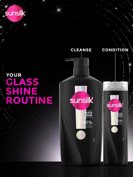 Sunsilk Stunning Black Shine Shampoo - 650 ml