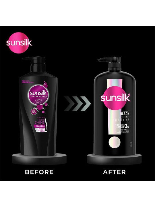 Sunsilk Stunning Black Shine Shampoo - 650 ml