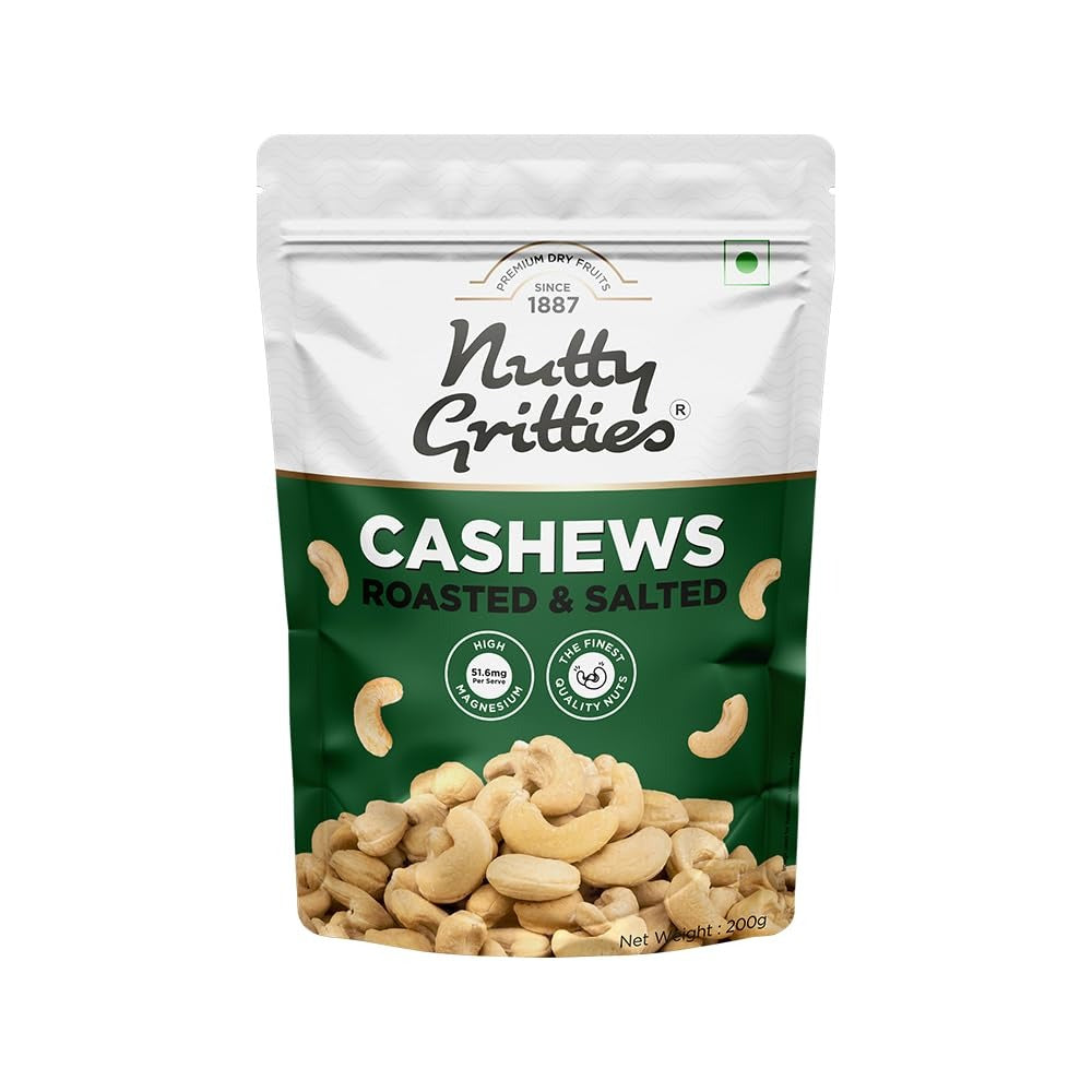 Nutty Gritties Premium Jumbo Size Cashews  - 200g