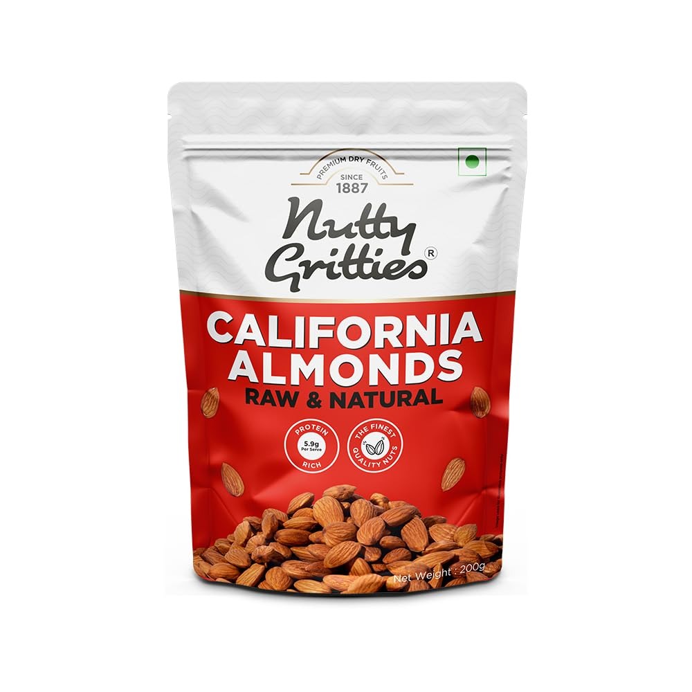 Nutty Gritties Premium California Almonds Badam - 1 Kg