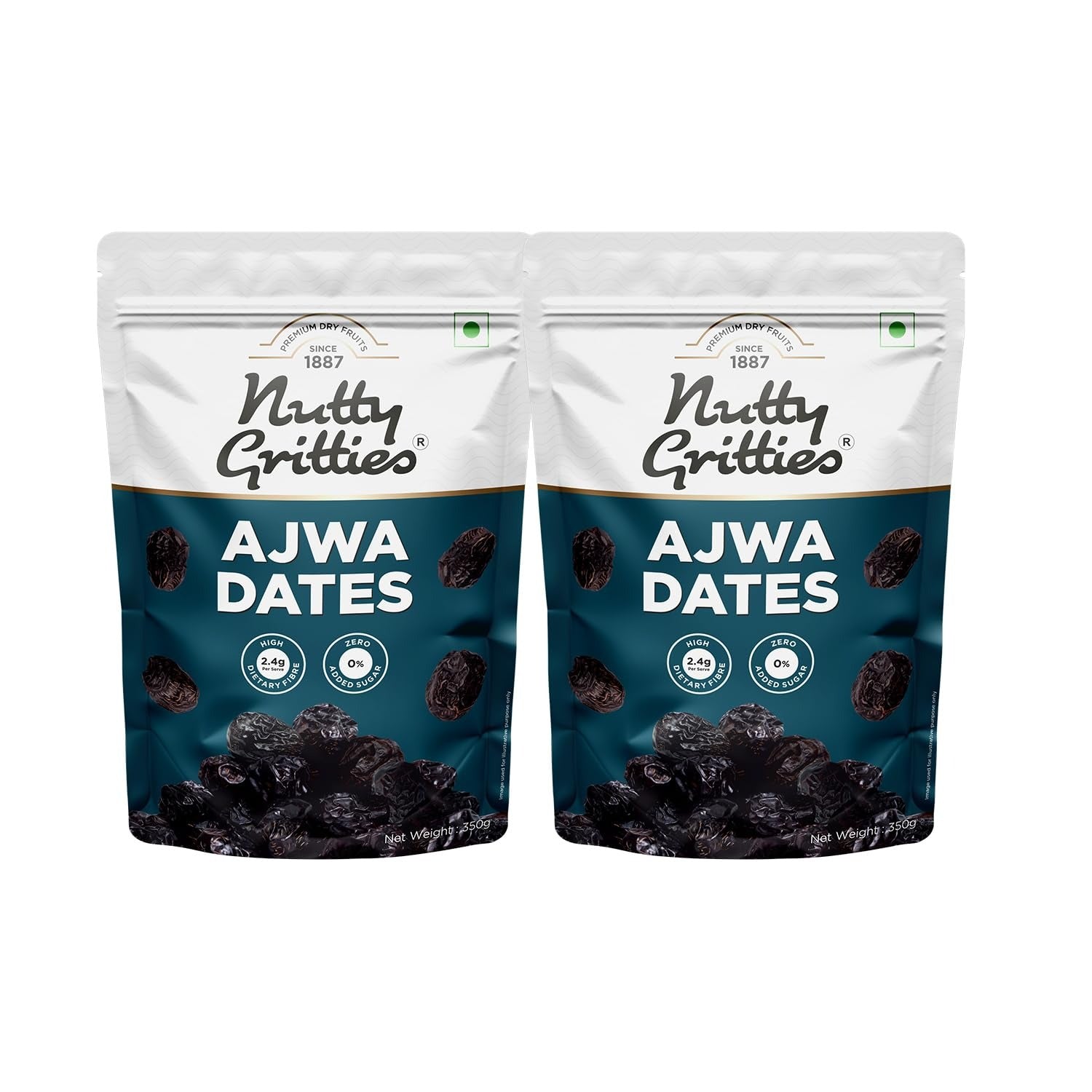 Nutty Gritties Premium Ajwa Dates - 350g