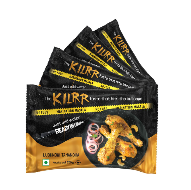 KILRR Chicken Marination Tandoori Masala for 1Kg Chicken - Pack of 4
