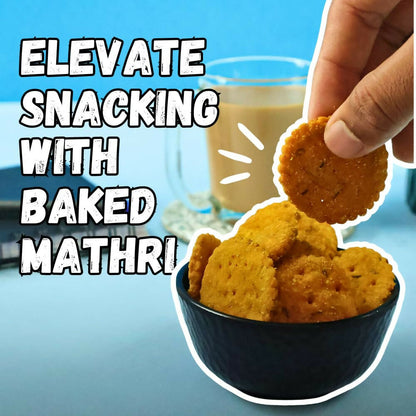 Healthy Master Baked Wheat Masala Mathri Diabetic Friendly Snacks