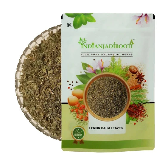 IndianJadiBooti Lemon Balm Leaves (Tea Cut Format)