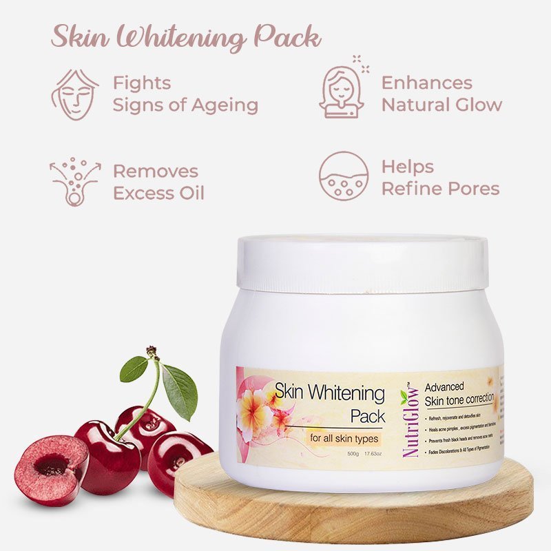 NutriGlow Skin Whitening Pore Cleansing Face Pack - 500 gms