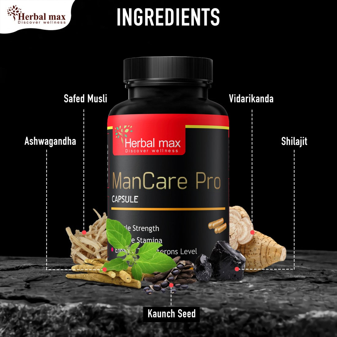 Herbalmax Man-Care-Pro-Capsule - 30 Capsules