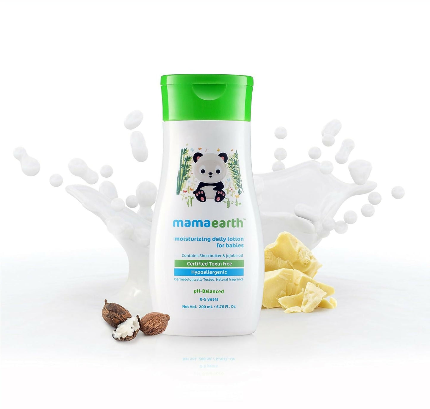 Mamaearth Daily Moisturizing Lotion & Deeply Nourishing Wash & Nourishing Hair Oil for Babies