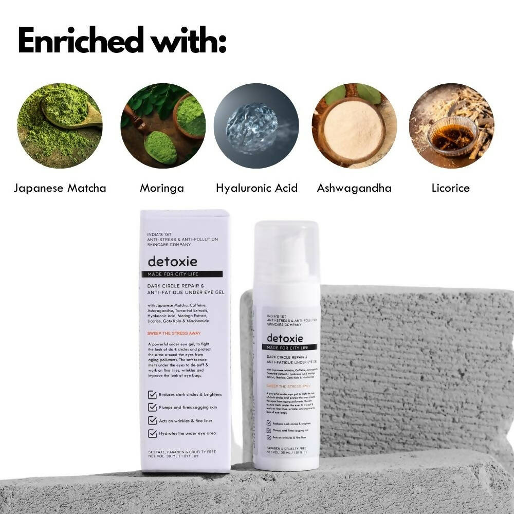 Detoxie Dark Circle Repair & Anti-Fatigue Under Eye Gel - 30 ml
