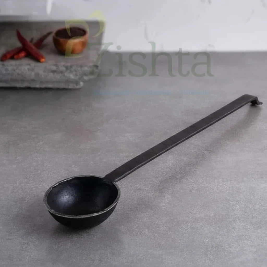 Zishta Iron Tadka Ladle Traditional Kitchen Tool