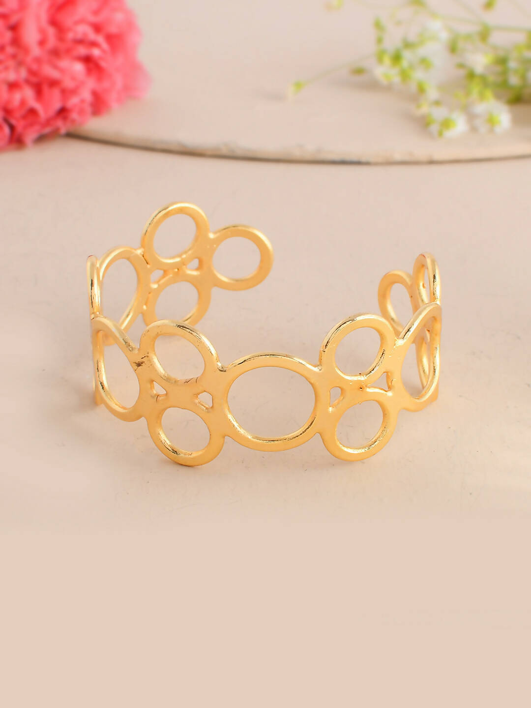 VOJ Women Gold Color stainless steel Bracelet