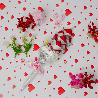 Dibha Ruchoks Valentines Special Square Shape Chocolates Bouquet