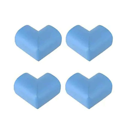 Safe-O-Kid Set of 12 Corner L Shaped Corner Guards for Kids safety- Blue-Small
