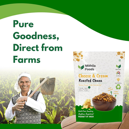 Mithila Foods Cheese & Cream Roasted Chana