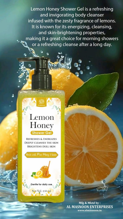 Al Masnoon Lemon Honey Shower Gel