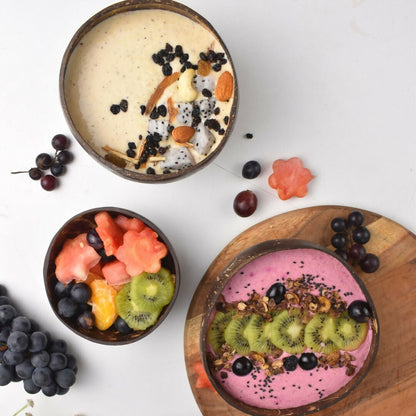 Thenga Artisan Mini Coconut Shell Bowl with Spoon