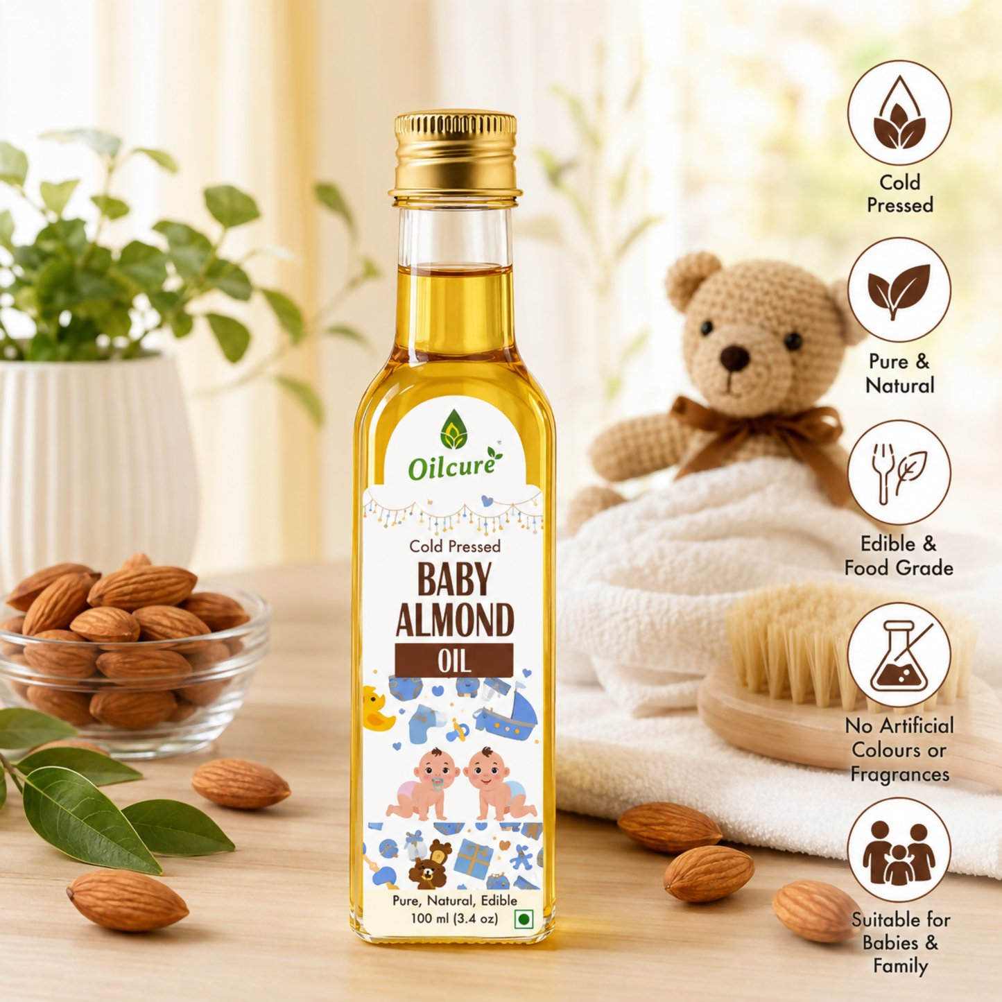Nxtgen Ayurveda Baby Almond Oil
