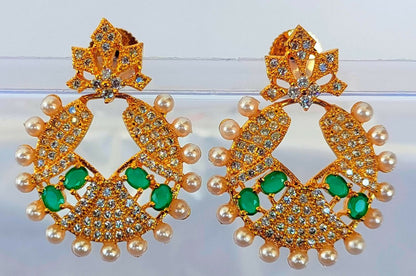 Ad Emerald Designer Earrings