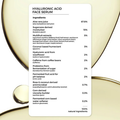 Brillare 2% Hyaluronic Acid Face Serum & Rose Powder Face Wash